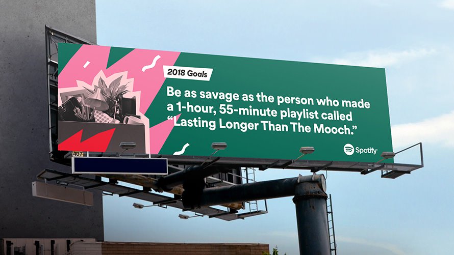 spotify 2018 goals billboard