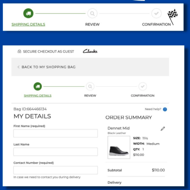 checkout process