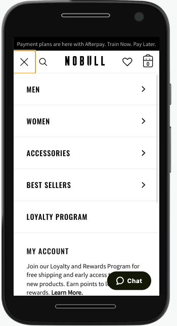 mobile navigation