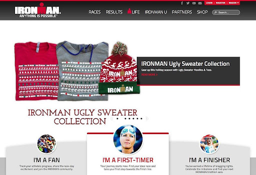 Holiday website updates
