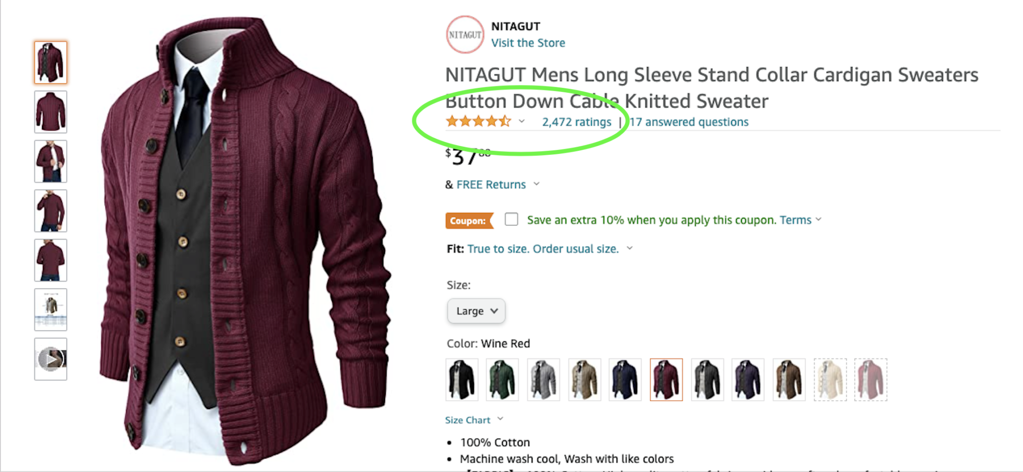 good product ratings amazon