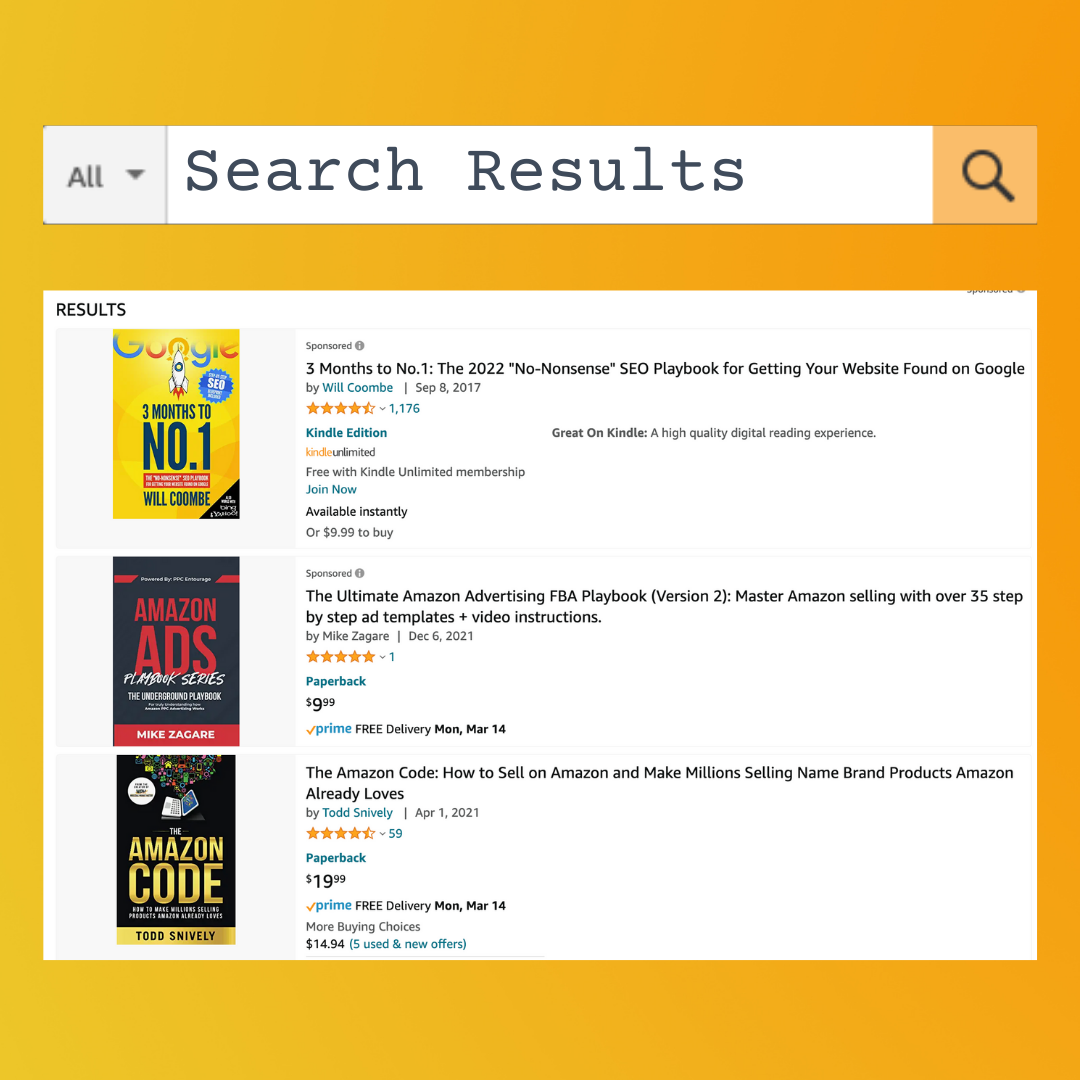  amazon search results