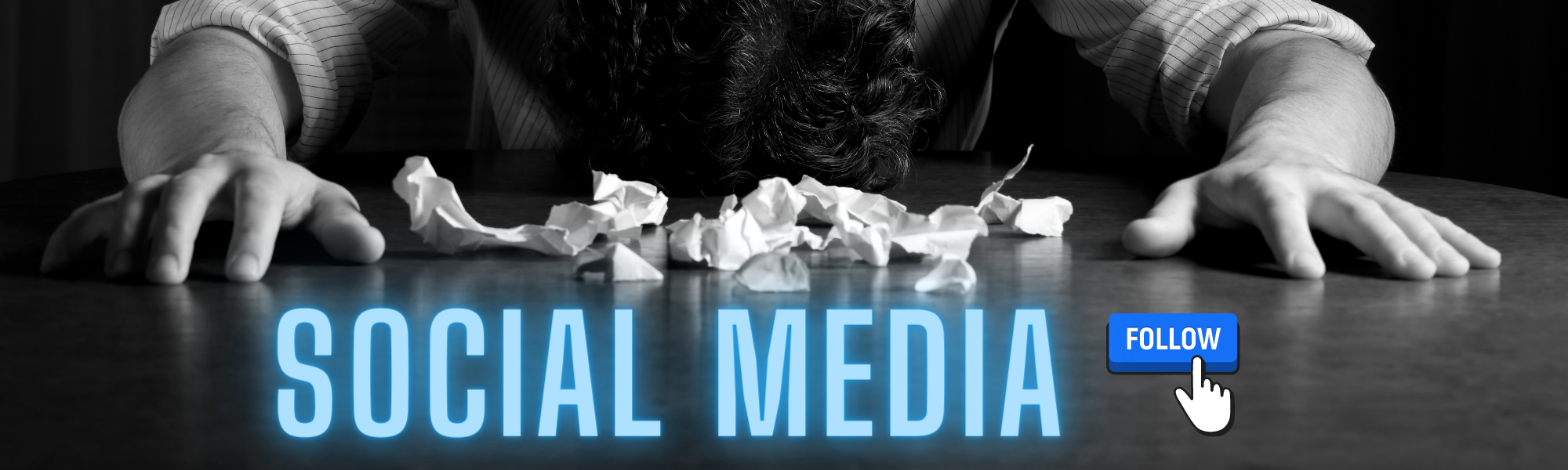 Social Media follow banner