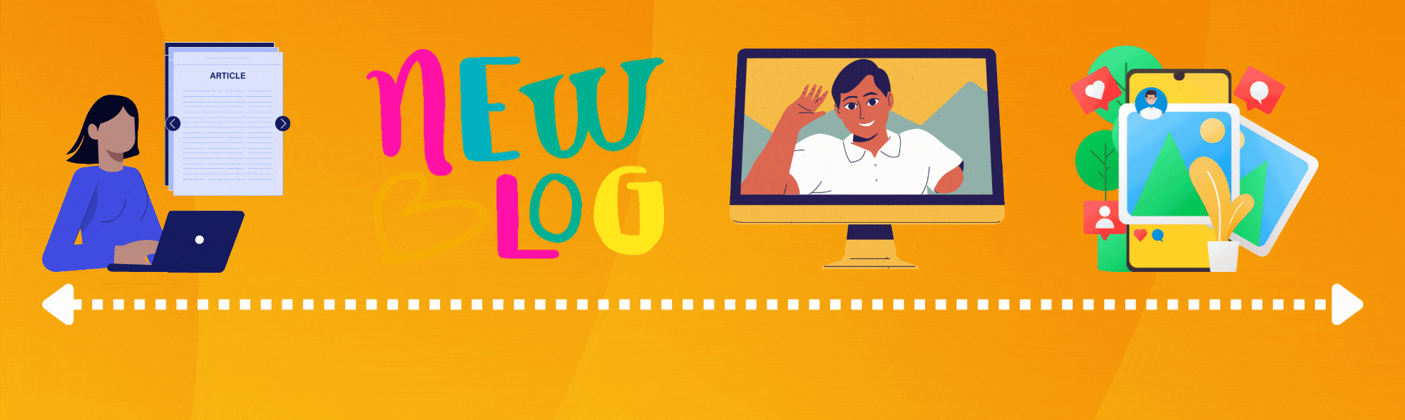 social content banner blog
