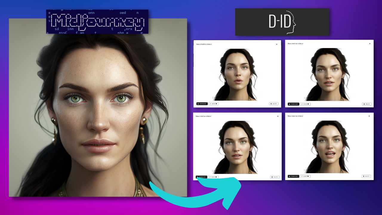 midjourney d-id demo