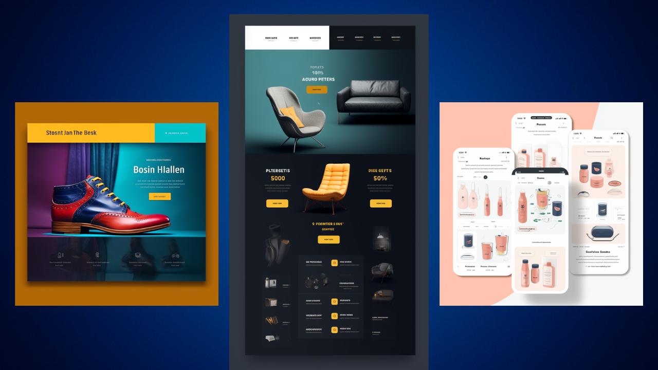 AI landing pages Midjourney