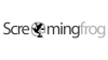 Screaming Frog SEO Spider logo with text and stylized frog icon.
