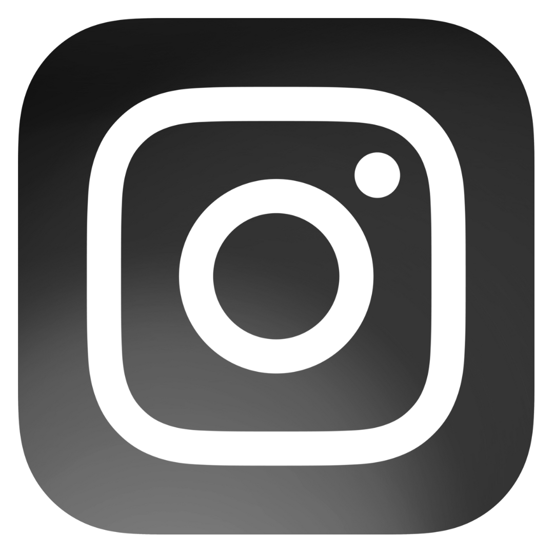 Instagram logo icon in grayscale.